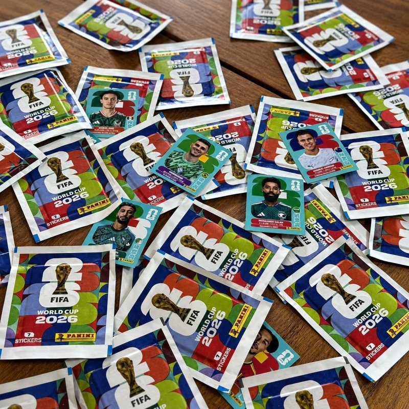 Kit com 100 Envelopes (700 Figurinhas) Copa Do Mundo Fifa 2026