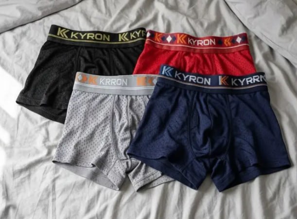 Kit 5 Cuecas Box Boxer Dry Fit Masculina Microfibra