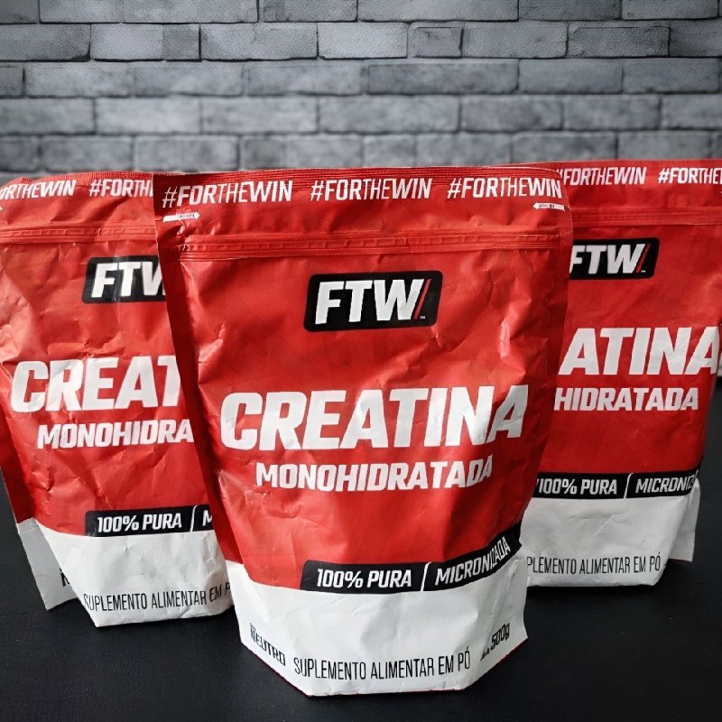 Creatina Monohidratada 100% Pura Refil 500g Ftw