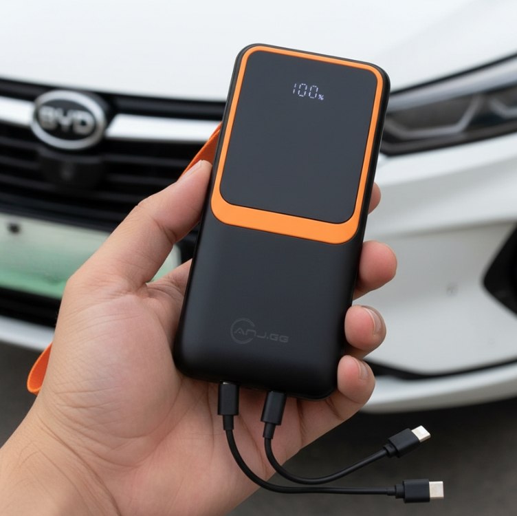 Polares Carregador Portátil Power Bank 50000mah Usb Com Cabo Carregamento Turbo Cor Preto