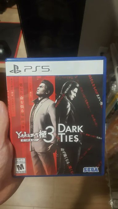 COMBO YAKUZA - Yakuza Kiwami 3 & Dark Ties Ps5 Mídia Física + Frete Grátis