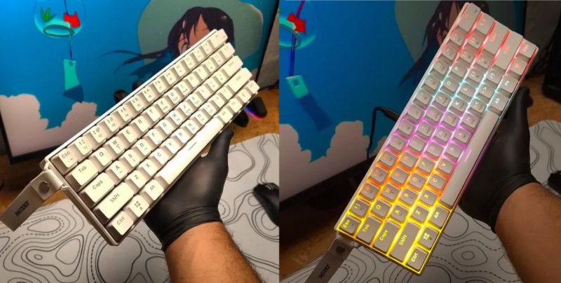 Teclado Mecânico Ajazz X Nacodex NK61, Switch Red, gamer nk 61