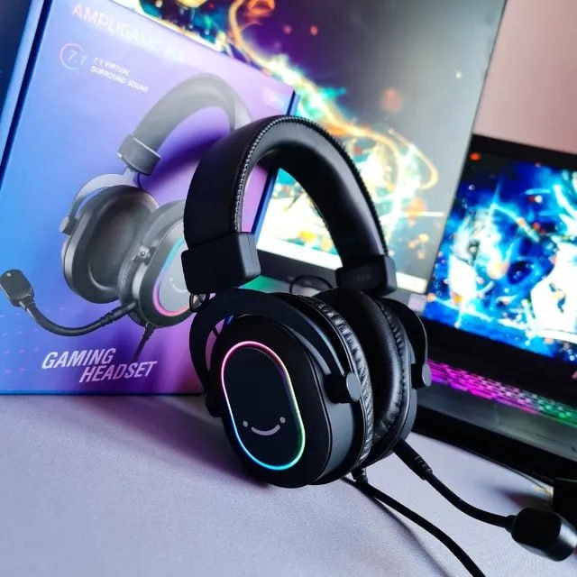 Headset Gamer Fifine H6 Ampligame RGB