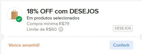 NOVO CUPOM NO MERCADO LIVRE