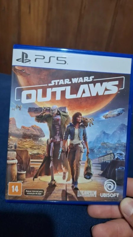 Jogo Star Wars Outlaws PS5 Mídia Física Português + Frete Grátis