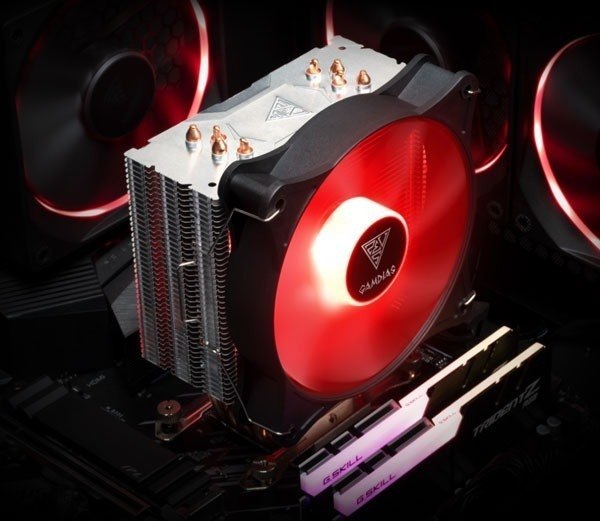 AirCooler Gamdias Boreas E1-410, RED, 120mm, Intel-AMD, BOREAS