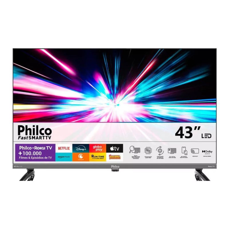 Smart Tv Philco Led 43" Roku TV JGBLP43