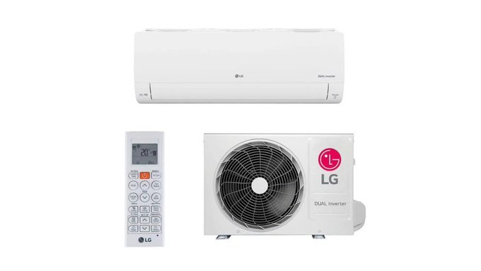 Ar Condicionado Split Hi Wall LG Dual Inverter Voice +AI 12.000 BTUs Frio 220V