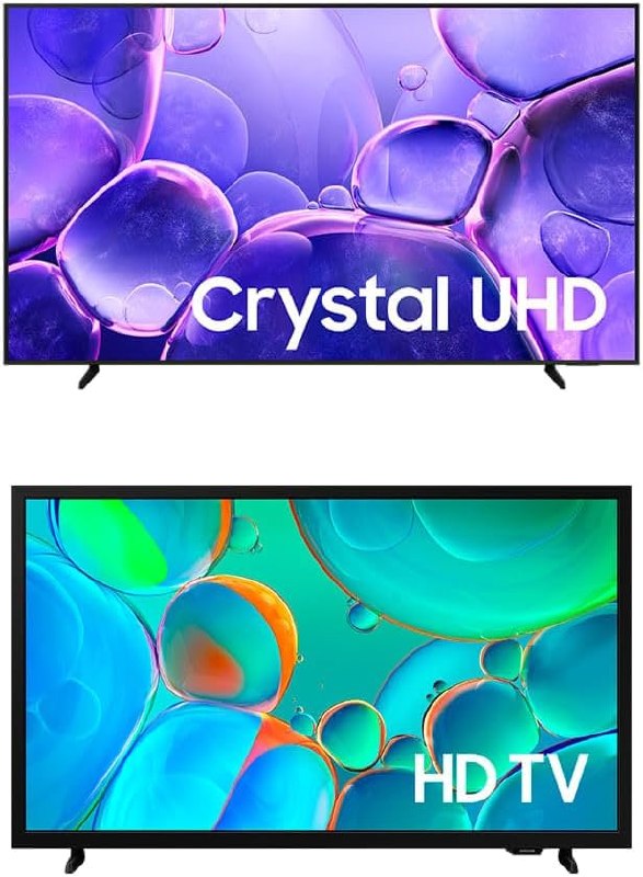 Samsung Smart TV 85" Crystal UHD 4K U8100F + 32" HD H5000F