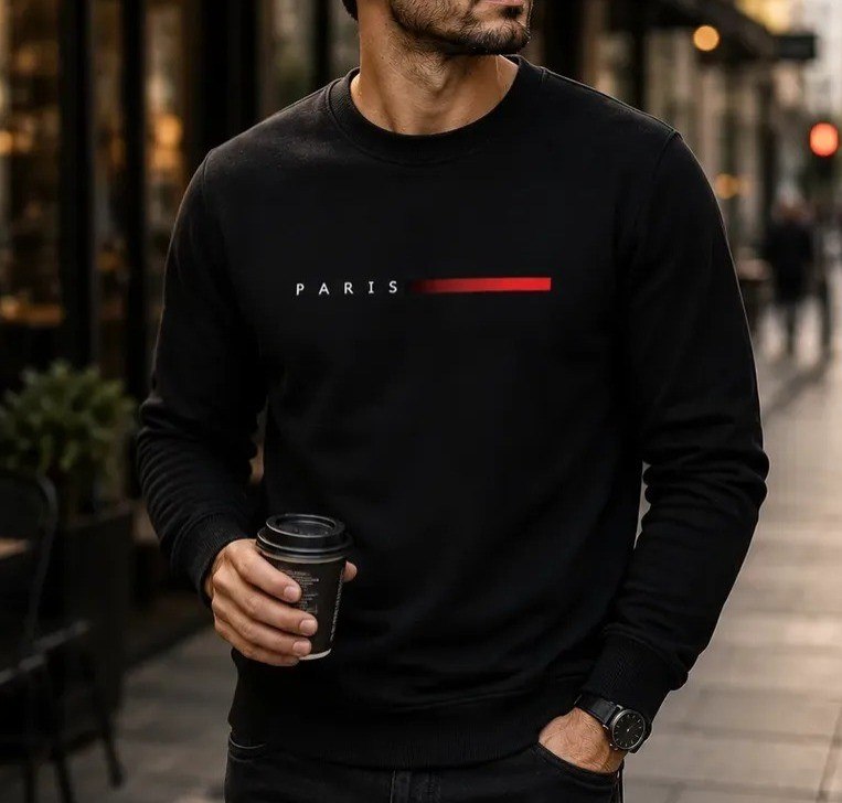 Moletom Estampa Paris