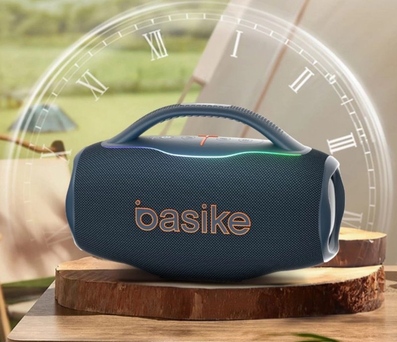 Astgn X Basike Caixa De Som Sem Fio Boombox 100W 10000mAh Ipx6 RGB Hifi TWS