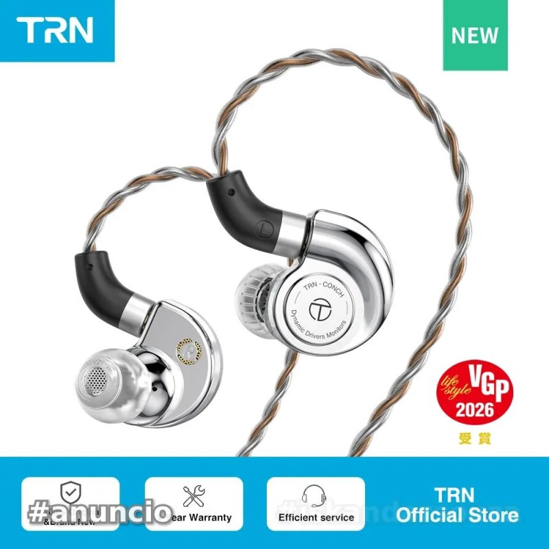Fone de ouvido TRN Conch Earphone High-Performance