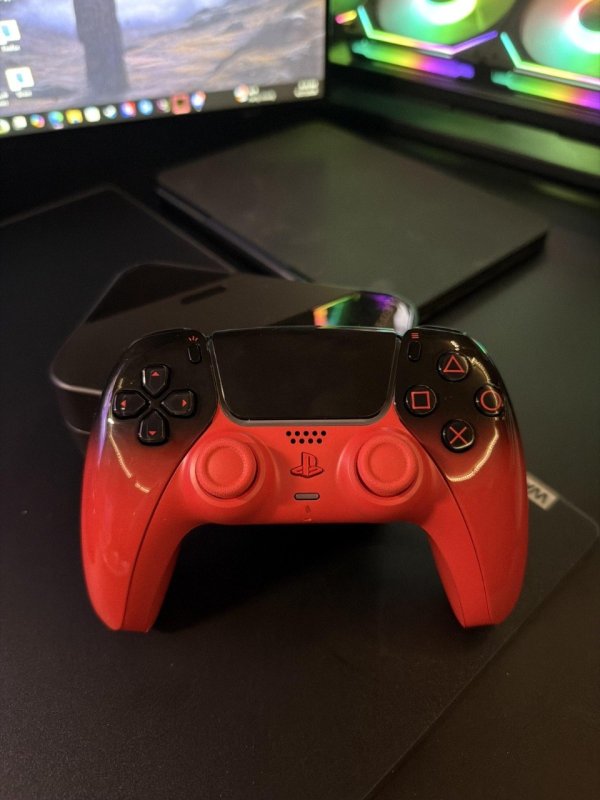 Controle sem fio PlayStation DualSense™ – Techno Red