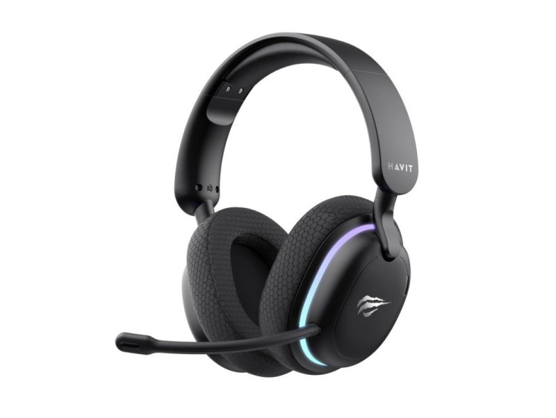 Headset Gamer Sem fio Havit Fuxi-H7 Black