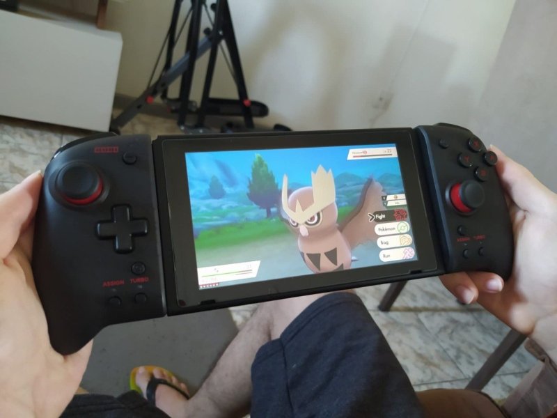 Controles ergonômicos Hori Nintendo Switch Split Pad Pro, Preto