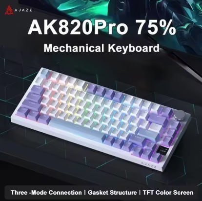Teclado mecânico para jogos AJAZZ AK820