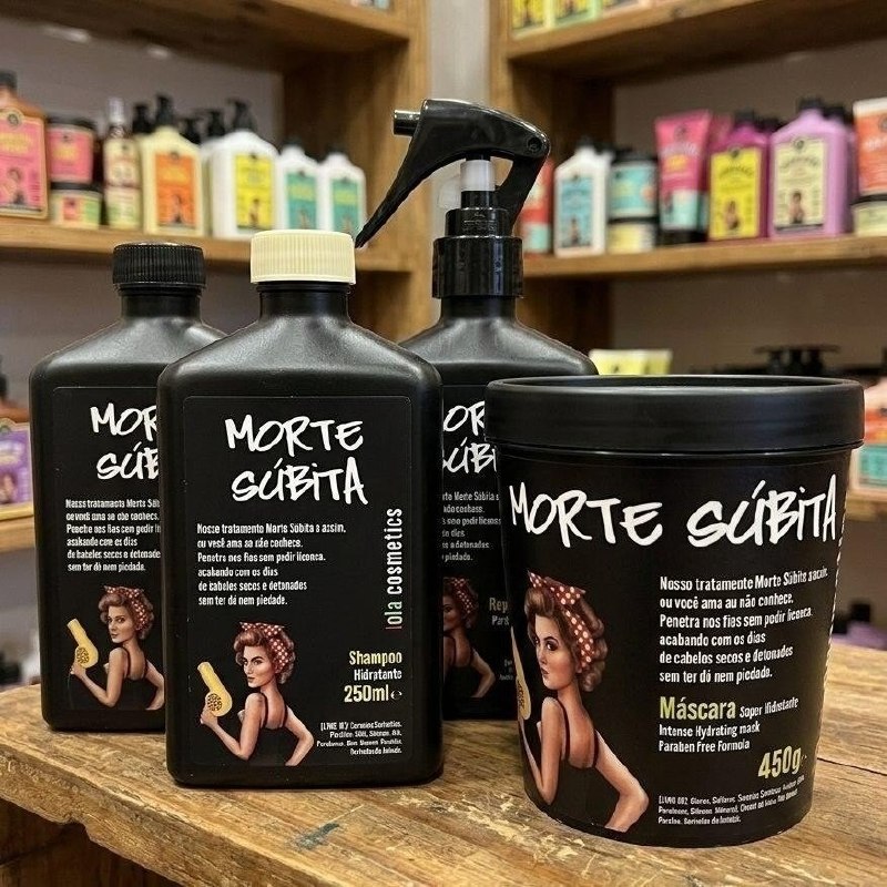 Kit com 4 Produtos Morte Súbita Lola Cosmetics