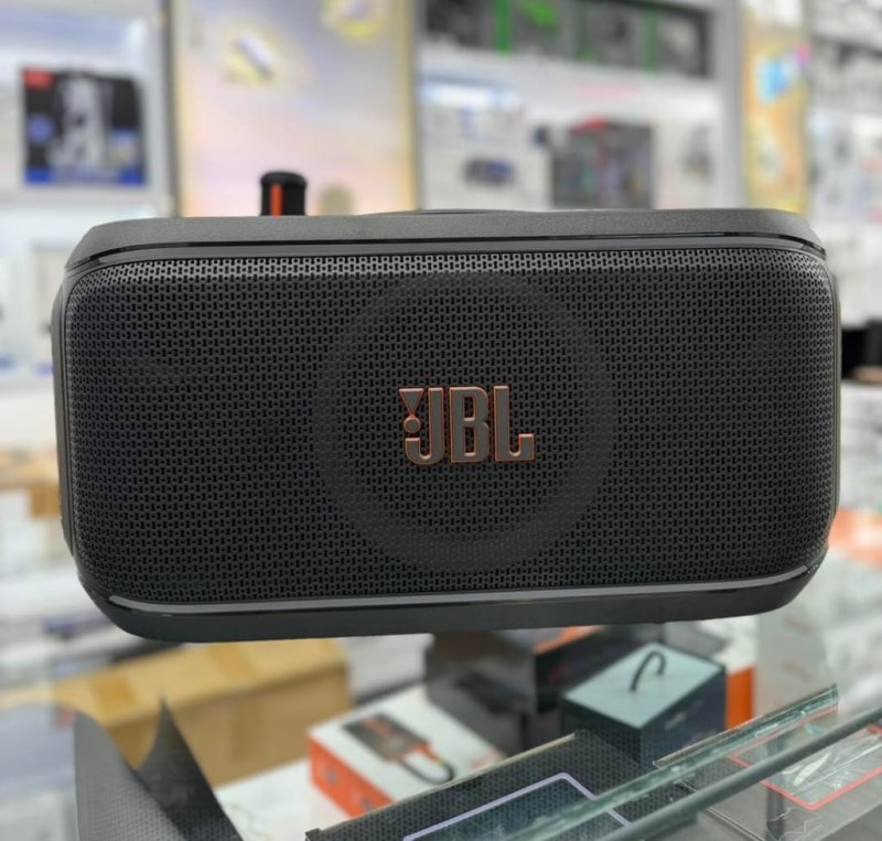 Caixa De Som JBL PartyBox On The Go 2 Preta Com Microfone