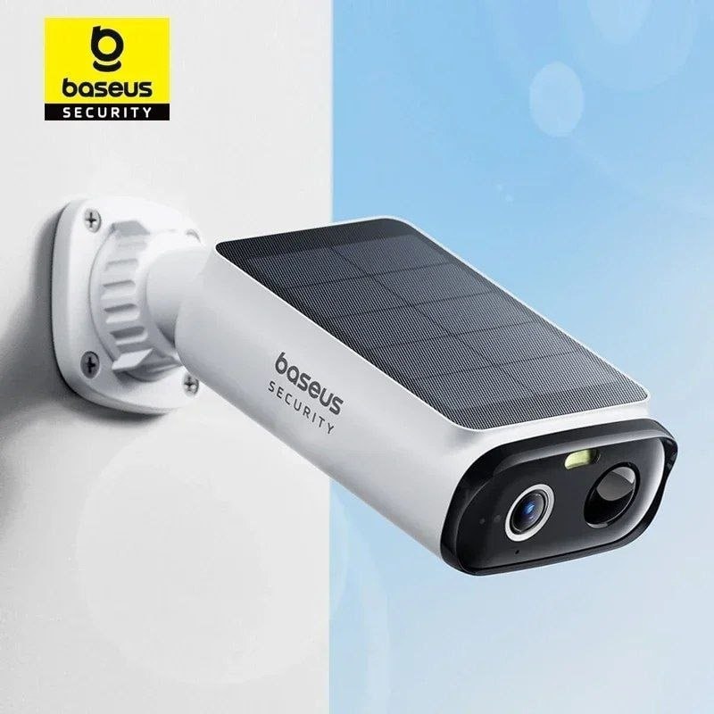 Câmera Baseus Security S1 Lite Câmera de segurança com painel solar 2K, Wi-Fi FOV IP67