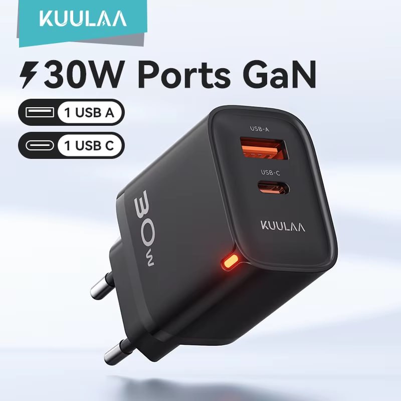 Carregador KUULAA 30W GaN