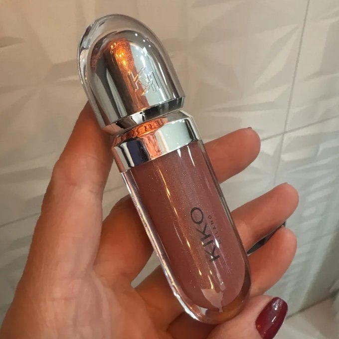 Kiko Milano 3D Hydra Lipgloss Acabamento Gloss Cor 35 Pearly Warm Mauve + Frete Grátis