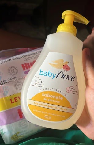 Baby Dove Sabonete Líquido Hidratação Glicerinada 400ml