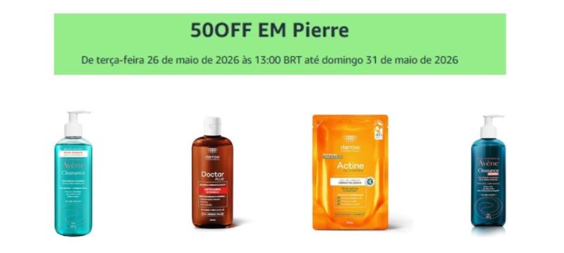 Cupom Amazon R$50 OFF em R$150 para produtos de Beleza