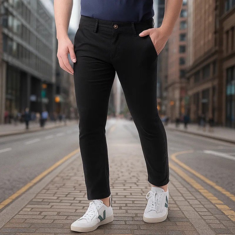 Calça Masculina Ralph Lauren Sarja Preta