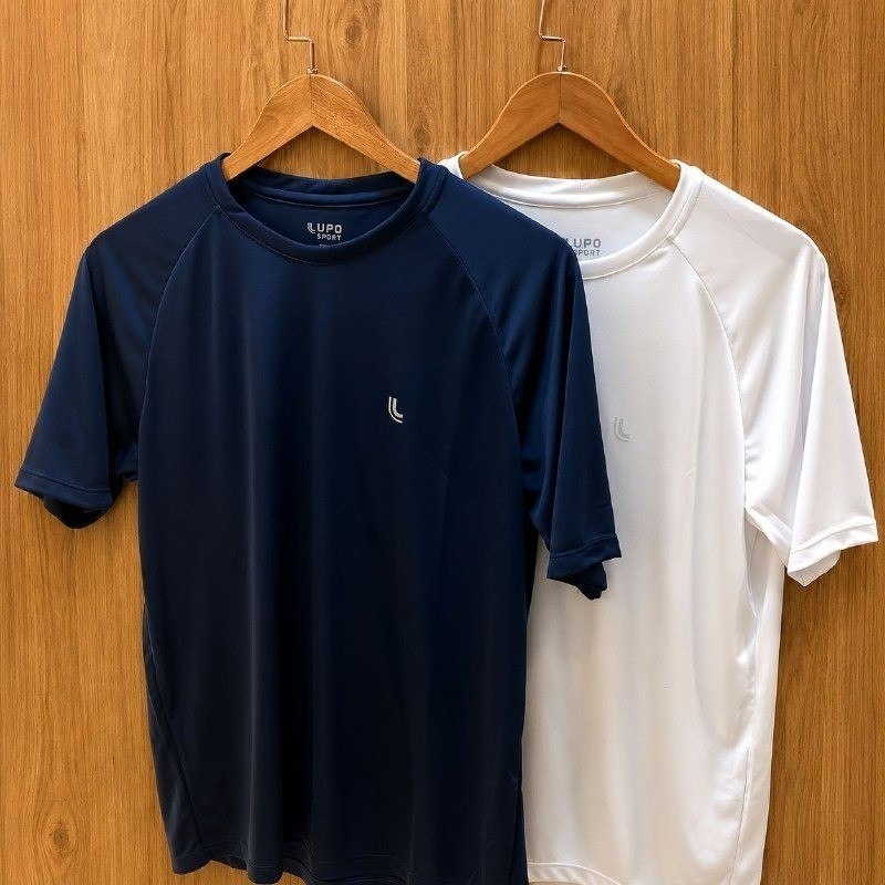 Kit com 2 Camiseta Lupo Dry Fit Academia