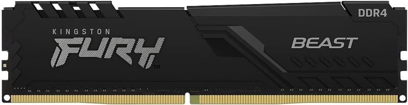 MEMÓRIA KINGSTON FURY BEAST DIMM DDR4 8GB 3200