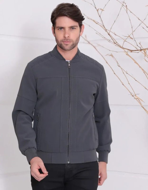 Jaqueta Nobuck Casaco Peluciado Inverno Moda Frio Casual