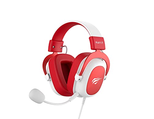 Havit Headphone Fone de Ouvido H2002d Red, Gamer
