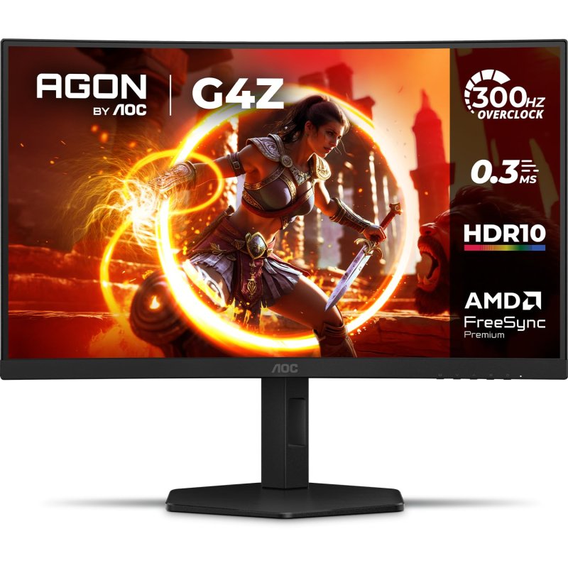 Monitor Gamer Curvo AOC AGON G4Z 27" 300Hz 0,3ms HDR10