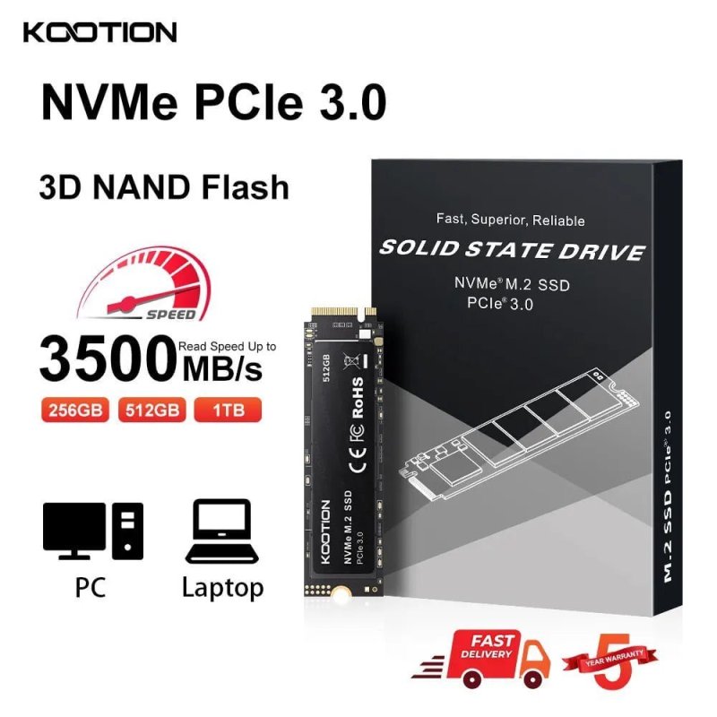 SSD M.2 Nvme Kootion X15 Lite 512GB 2100mb/s