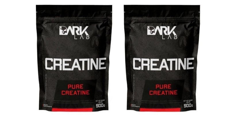2x Creatina Monohidratada Pura 500g Dark Lab Unidade