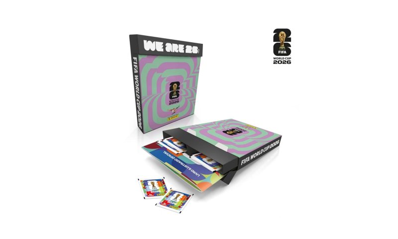 Copa do Mundo da FIFA 2026™ Box Fliptop C/ 1 Álbum Brochura + 30 Envelopes de Figurinhas FIFA WORLD CUP 2026™