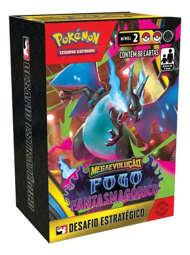 Pokémon TCG Desafio Estratégico Megaevolução - Fogo Fantasmagórico