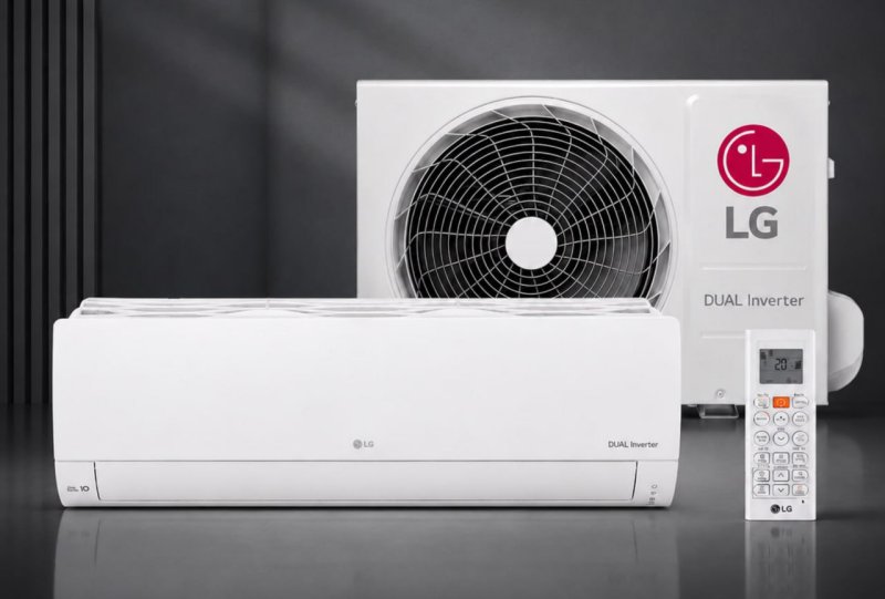 Ar-Condicionado LG DUAL Inverter Compact +AI 12.000 BTU Frio 220V