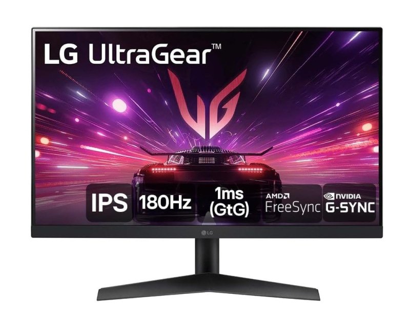 Monitor Gamer LG UltraGear 24” 24GS60F-B IPS Full HD 180Hz 1ms