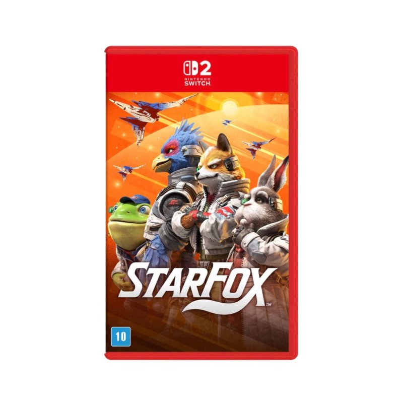 Pré-venda de Star Fox Switch 2 BR Mídia Física