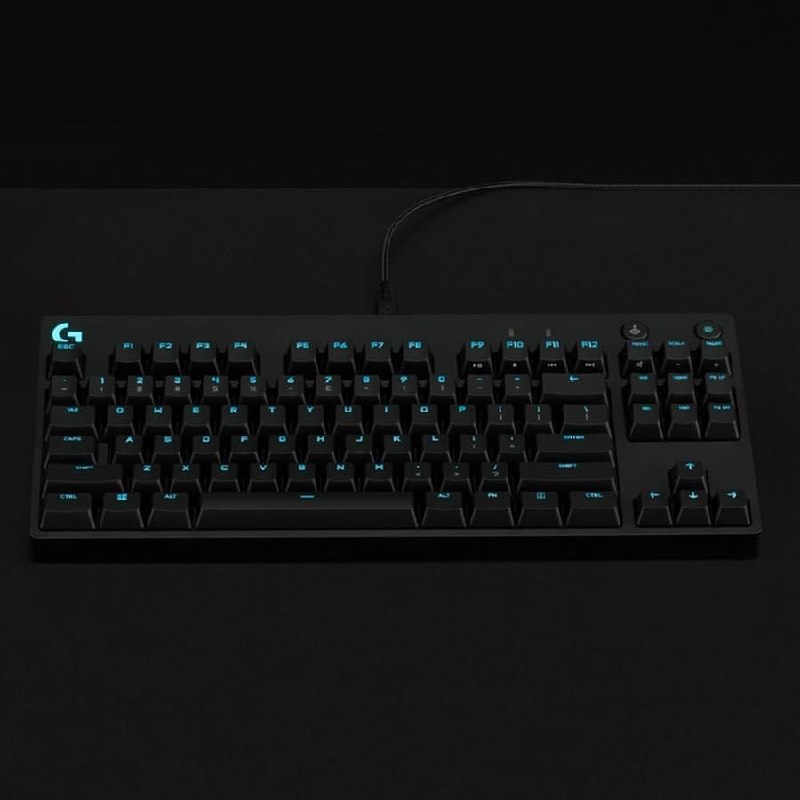 Logitech G PRO Teclado Mecânico Gamer TKL - Switch GX Blue RGB