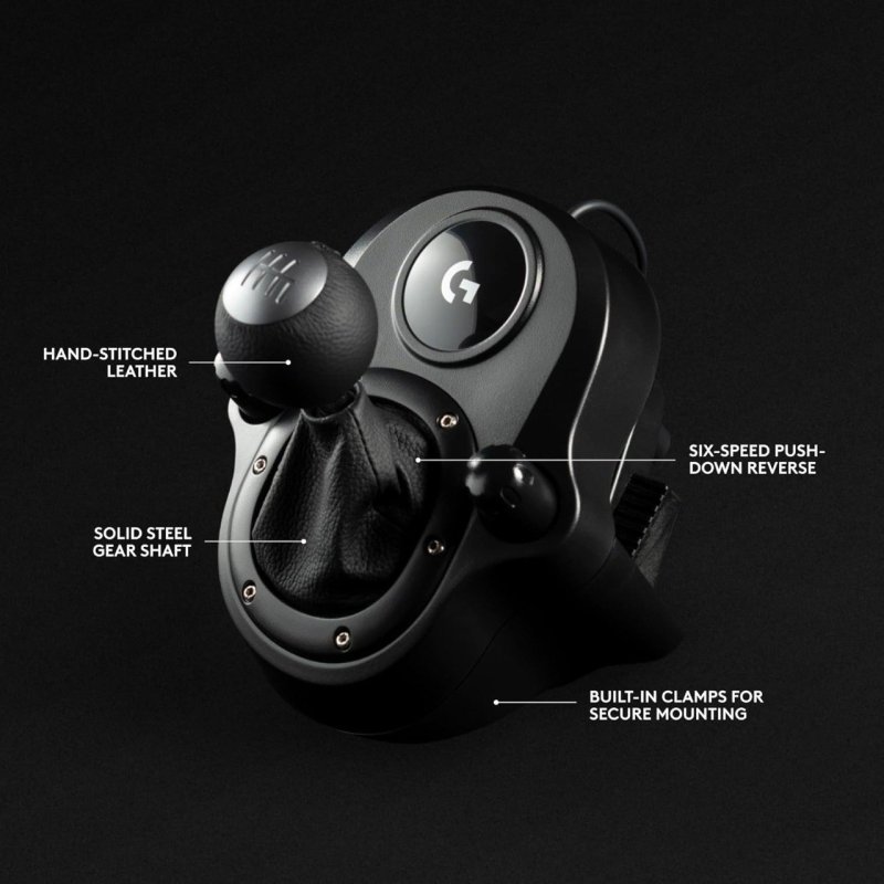 Câmbio Logitech G Driving Force - Compatível com Volantes Logitech G29, G920 e G923