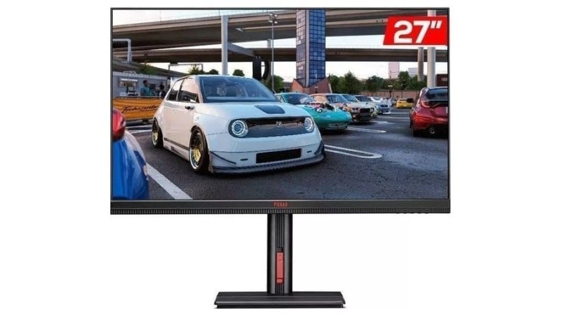 Monitor Gamer Pichau Quantum, MiniLED, 27 Pol, IPS, QHD, 1ms, 180Hz, HDMI/DP, PG-QUTM01-BL01
