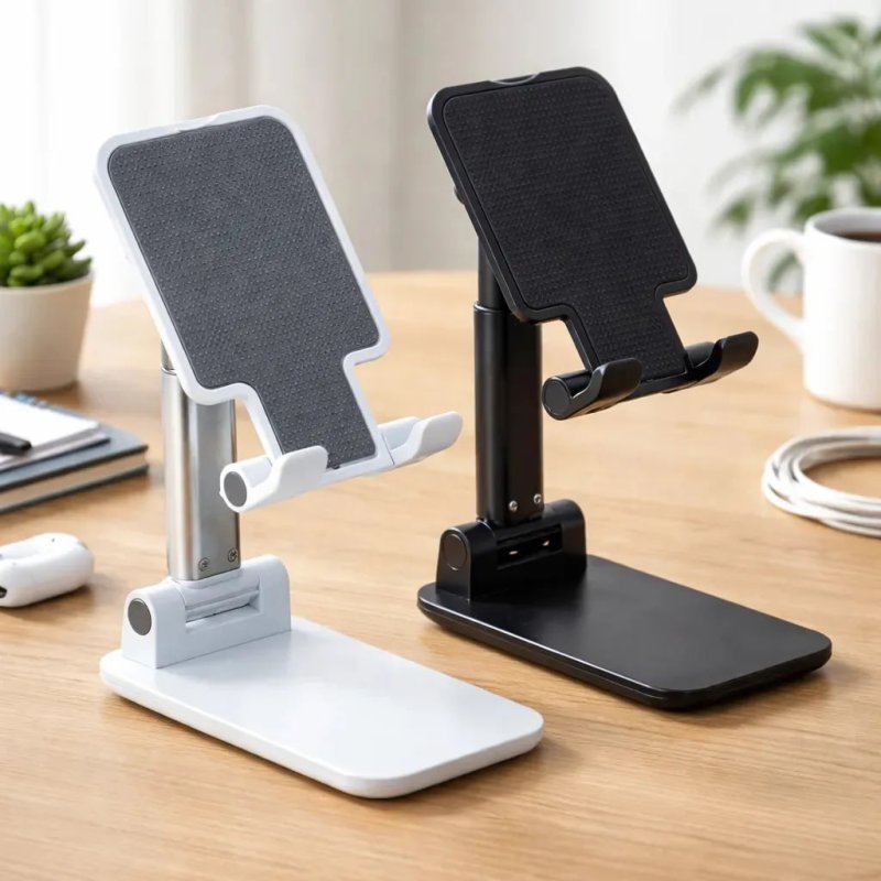Kit 2 Suporte Mesa Universal Para Celular Tablet Portátil