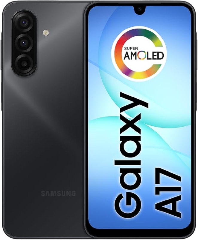 Samsung Galaxy A17 - 256GB 8GB RAM - Câmera 50MP - Tela 6.7" - Preto