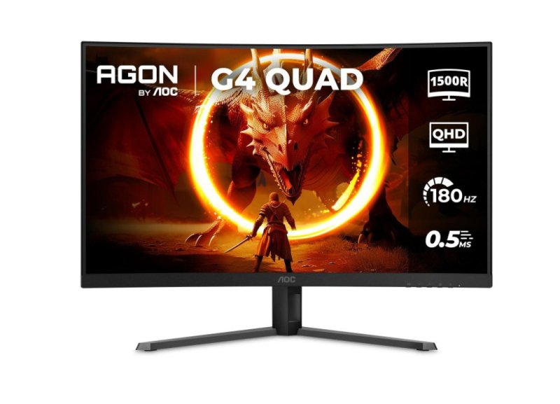 Monitor Gamer Curvo AOC AGON QUAD 32" 180Hz 0,5ms