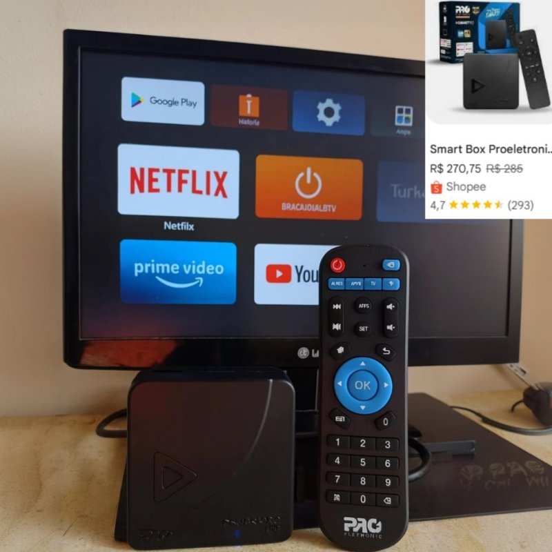 Smart Box Proeletronic Smartpro ProSB-3000 16GB 4K HD
