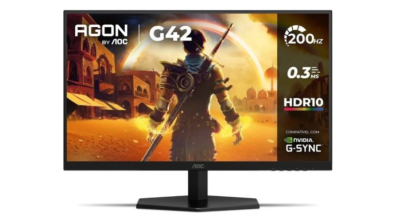 Monitor Gamer AOC AGON G42 27" 200Hz 0,3ms IPS 27G42HE
