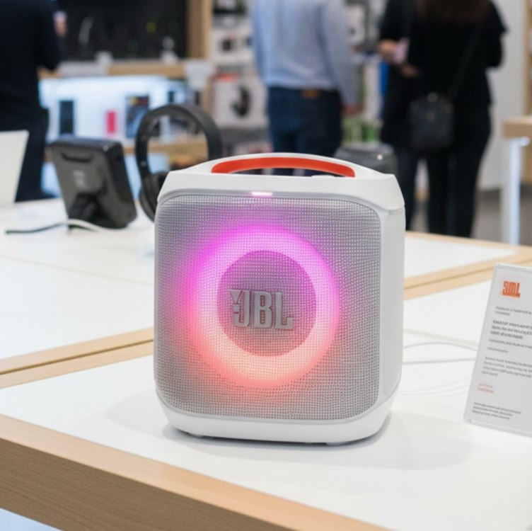 Caixa De Som Partybox Encore Essencial 2 JBL - Branca