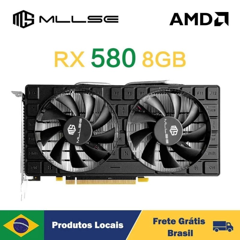 RX 580 8GB MLLSE - parcelado